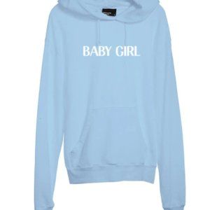 private party light blue babygirl sweatshirt